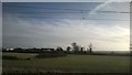 SP9121 : Looking east off the railway at the entrance to Whaddon Farm by Christopher Hilton