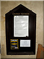 TM1377 : All Saints Church Notice Board by Geographer