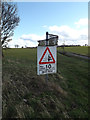 TM0678 : Roadsign on Wash Lane by Geographer