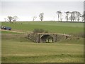 NT9651 : Bridge over dismantled railway, Middle Ord by Graham Robson