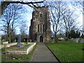 TQ4282 : St Mary Magdalene Churchyard, East Ham by Marathon