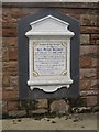 NT9249 : Memorial to a former minister, Horncliffe by Graham Robson