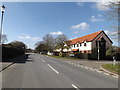 TM2972 : B1117 High Street, Laxfield by Geographer