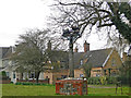 TL8248 : Glemsford, village sign by Adrian S Pye