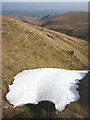 NY4617 : Snow patch in Howe Grain by Karl and Ali