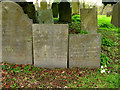 SK6929 : Hickling Churchyard - Belvoir Angel headstone by Alan Murray-Rust