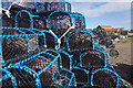 NU1241 : Lobster pots - Holy Island by Stephen McKay