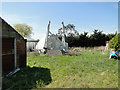 TG4105 : The boat-cap of Freethorpe windmill removed by Adrian S Pye