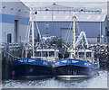 J3476 : Two mussel dredgers at Belfast by Rossographer