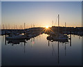 J5081 : Sunrise, Bangor Marina by Rossographer