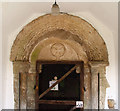 TF6510 : St Botolph, Tottenhill - Tympanum by John Salmon