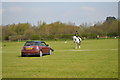 SJ5567 : Kelsall Hill Horse Trials: dressage arena by Jonathan Hutchins