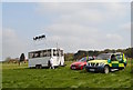 SJ5567 : Kelsall Hill Horse Trials: cross-country control by Jonathan Hutchins