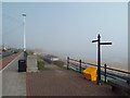 NZ4059 : Fog on the shore at Roker, Sunderland by Malc McDonald