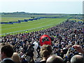 TL6262 : A colourful hat in the crowd by Richard Humphrey