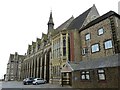 TQ1906 : Lancing College - View along the hall frontage by Rob Farrow