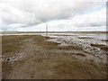 NU0942 : Holy Island Sands mud flats by Graham Robson