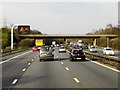 SU8373 : Bridge over the M4 near Shurlock Row by David Dixon