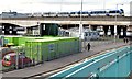 J3474 : Train, Queen's Quay, Belfast (May 2015) by Albert Bridge