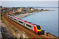 SH6875 : Train passing Llanfairfechan by Wayland Smith