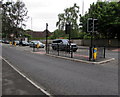 SU3621 : Double pelican crossing, Winchester Hill, Romsey by Jaggery