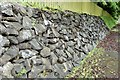 J3269 : Retaining wall, Clement Wilson Park, Belfast (June 2015) by Albert Bridge