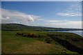 SN0041 : View south-west from Pen-y-Fan, the highest point on Dinas Head by Christopher Hilton