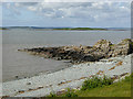 NX5750 : Small rocky headland at Isle Mouth by Oliver Dixon