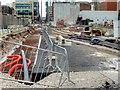 SJ8397 : Construction of New Metrolink Stop at St Peter's Square (June 2015) by David Dixon