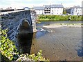 SH7961 : A car crosses Pont Fawr by Gerald England