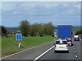 SP3557 : Northbound M40 near Warwick Services by David Dixon