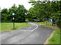 NZ2854 : Cycle path by the Holiday Inn by Oliver Dixon