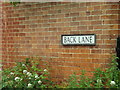 TM0386 : Back Lane sign by Geographer