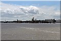 SJ3387 : Tranmere Oil Terminal, River Mersey by El Pollock