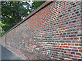 TQ3977 : Patchwork brick wall, Greenwich Park by Stephen Craven