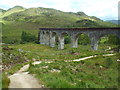 NM9081 : Path at Glenfinnan viaduct by Malc McDonald