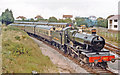 SX8956 : Dartmouth Steam Railway train approaching Churston, 1984 by Ben Brooksbank