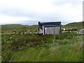 NG7104 : Shed beside the road to Airor by Oliver Dixon