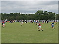 TQ1584 : Boys' Gaelic Football match, Horsenden Hill by David Hawgood