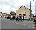 SJ9593 : Denton Brass at Gee Cross Well Dressing by Gerald England