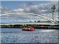 SJ8097 : Cruising Below the Lowry Bridge by David Dixon