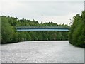 SE3827 : Shan House bridge, north of Wood Row by Christine Johnstone