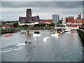 SJ3488 : Liverpool Watersports Centre, Queen's Dock Branch No 1 by David Dixon