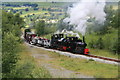 NY3224 : Threlkeld Quarry - steam train by Chris Allen