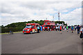 SP6742 : Ice cream van at Woodcote, Silverstone by Ian S