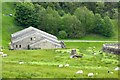 SE0564 : Buildings at the foot of Grimwith Reservoir dam by David Smith