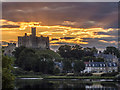 NU2405 : Warkworth Castle Sunset by Iain Smith