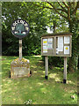 TM1570 : Occold Village sign & Notice Board by Geographer