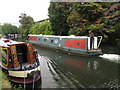 TQ1484 : Geronimo of Regent's Canal, narrowboat on Paddington Branch canal by David Hawgood