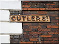 TM1644 : Cutler Street sign by Geographer